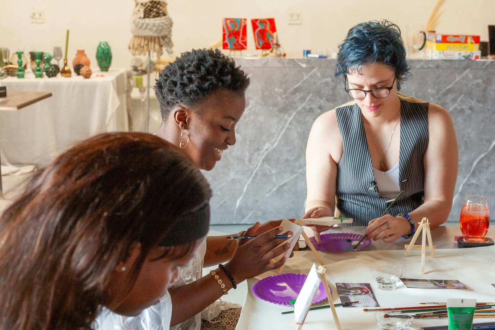 People engaging in group and centre-based activities that build community connection and social engagement.
